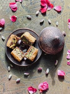 Pistachio Baklava Box (sq. small)